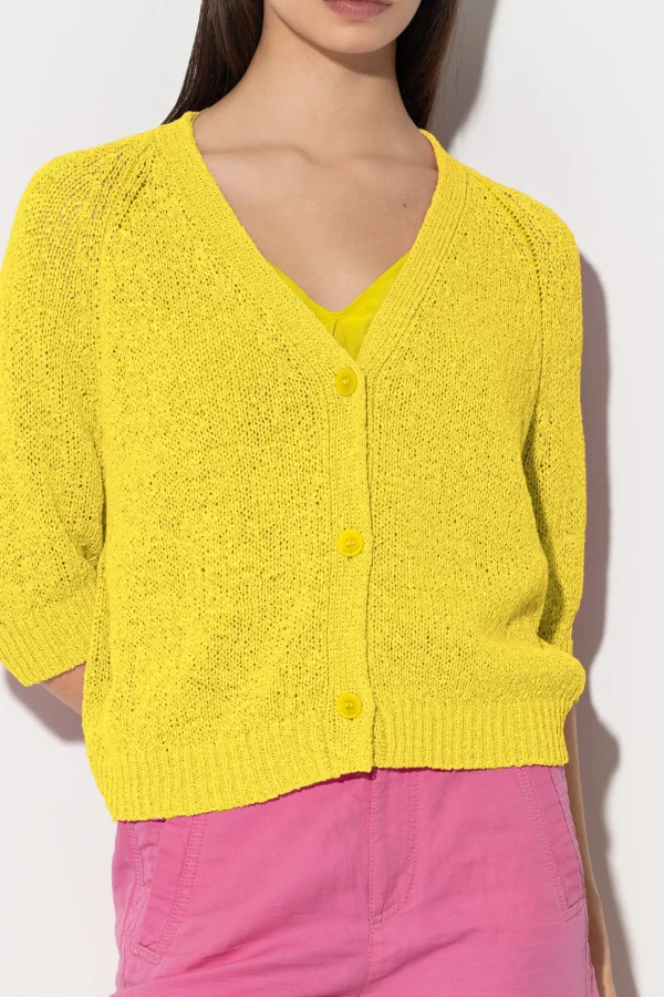 Strick | Sets-LUISA CERANO Cardigan Mit Verkürztem Ärmel
