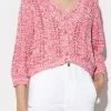 Sets | Strick-LUISA CERANO Cardigan Mit V-Neck candy pink