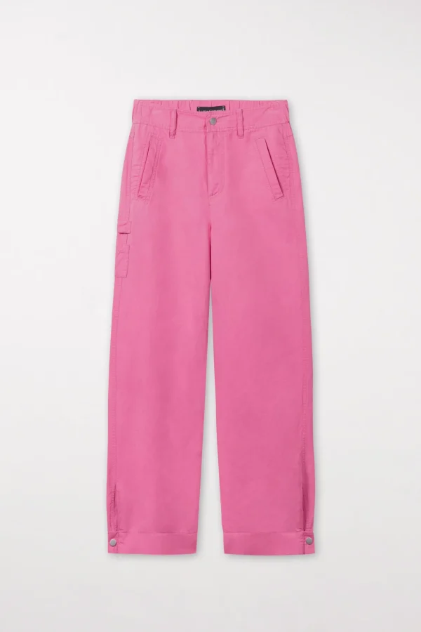 Hosen-LUISA CERANO Cargo-Pants Aus Leinen-Mix