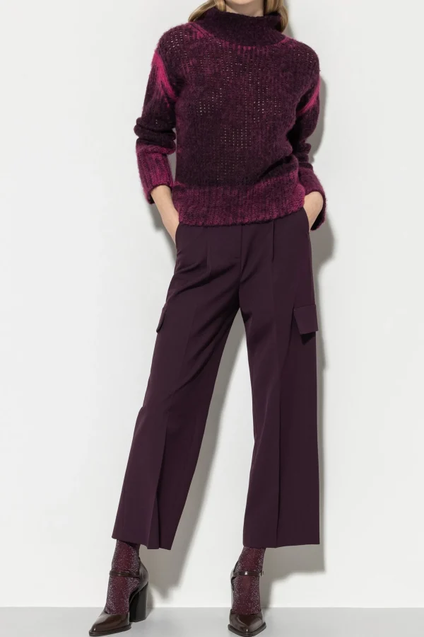 Hosen-LUISA CERANO Cargo-Pants Mit Bundfalte
