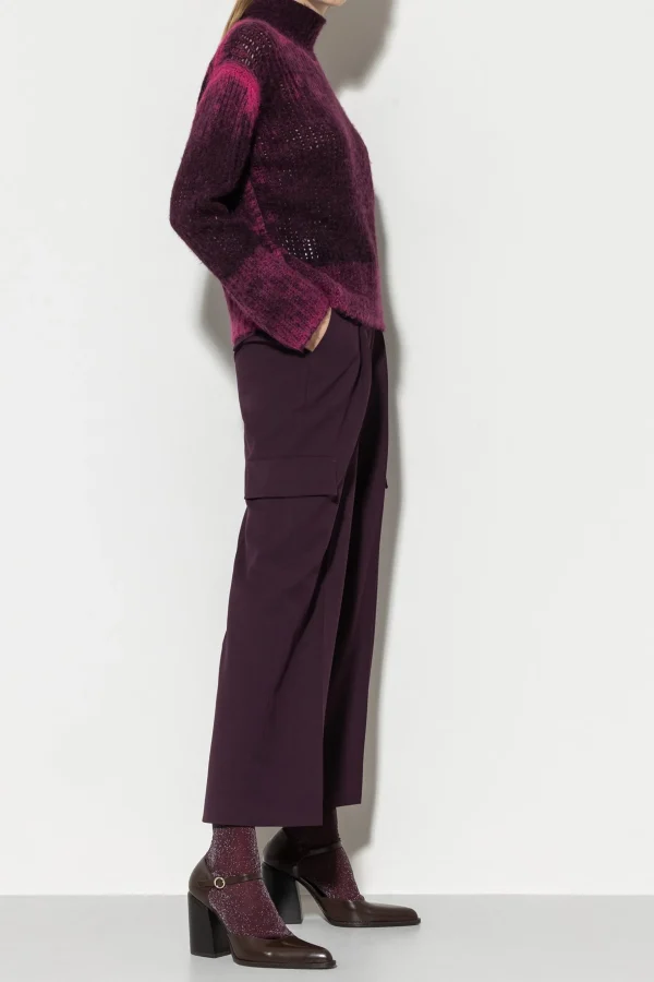 Hosen-LUISA CERANO Cargo-Pants Mit Bundfalte