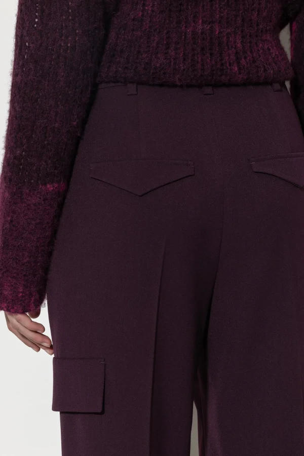 Hosen-LUISA CERANO Cargo-Pants Mit Bundfalte