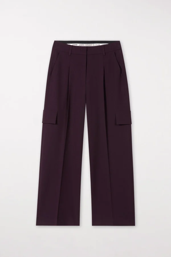 Hosen-LUISA CERANO Cargo-Pants Mit Bundfalte