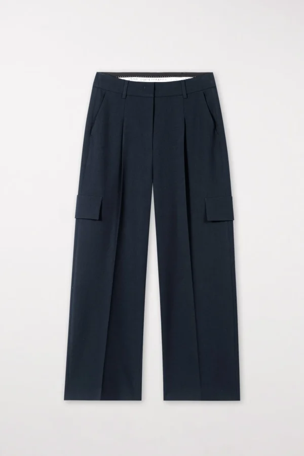 Hosen-LUISA CERANO Cargo-Pants Mit Bundfalte