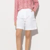 Hosen-LUISA CERANO Cargo-Shorts Aus Leinen-Mix