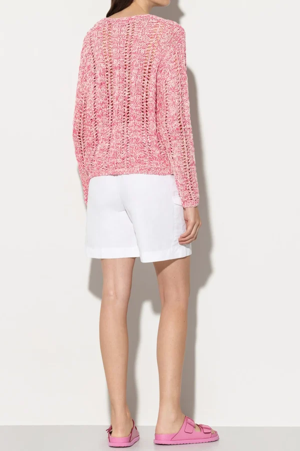 Hosen-LUISA CERANO Cargo-Shorts Aus Leinen-Mix