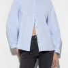 Blusen-LUISA CERANO Chambray-Bluse sky blue