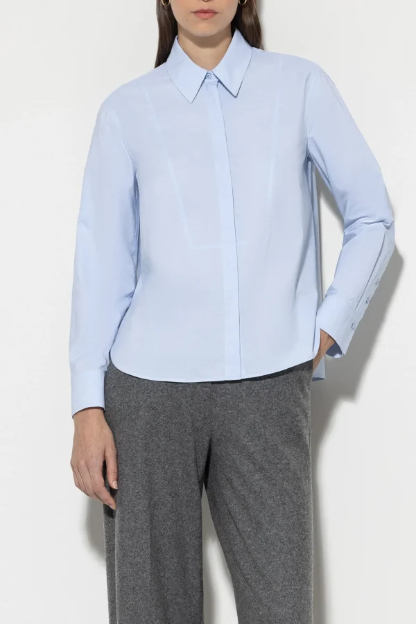 Blusen-LUISA CERANO Chambray-Hemdbluse