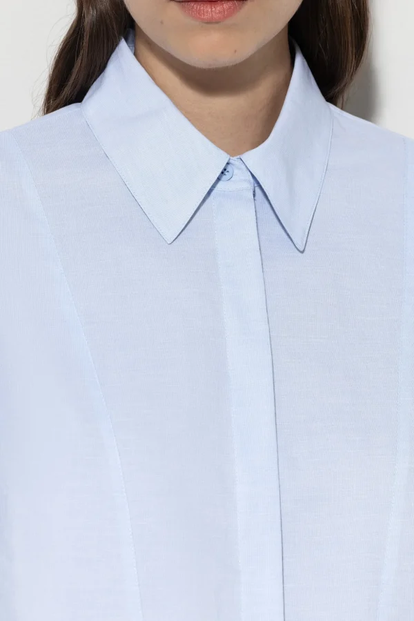 Blusen-LUISA CERANO Chambray-Hemdbluse