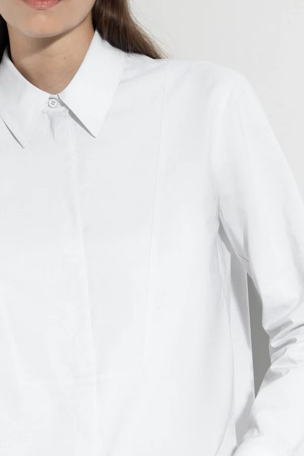 Blusen-LUISA CERANO Chambray-Hemdbluse