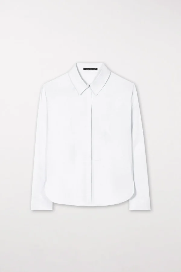 Blusen-LUISA CERANO Chambray-Hemdbluse
