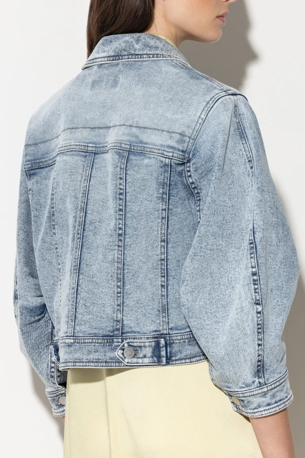 Jacken & Mäntel | Denim-LUISA CERANO Denimjacke Im Used-Look blue denim