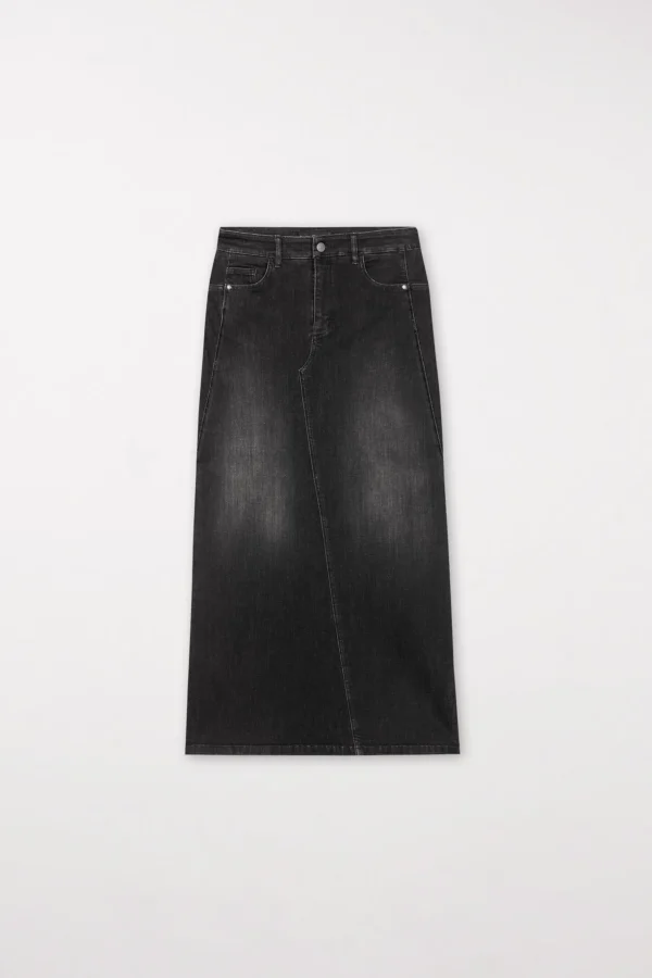 Röcke | Denim-LUISA CERANO Denim-Rock black