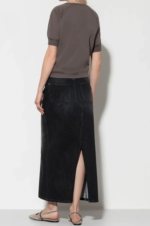 Röcke | Denim-LUISA CERANO Denim-Rock black