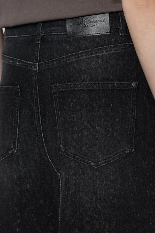 Röcke | Denim-LUISA CERANO Denim-Rock black