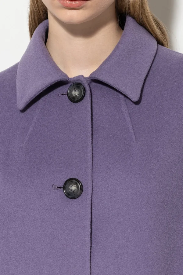 Jacken & Mäntel-LUISA CERANO Doubleface-Mantel mauve