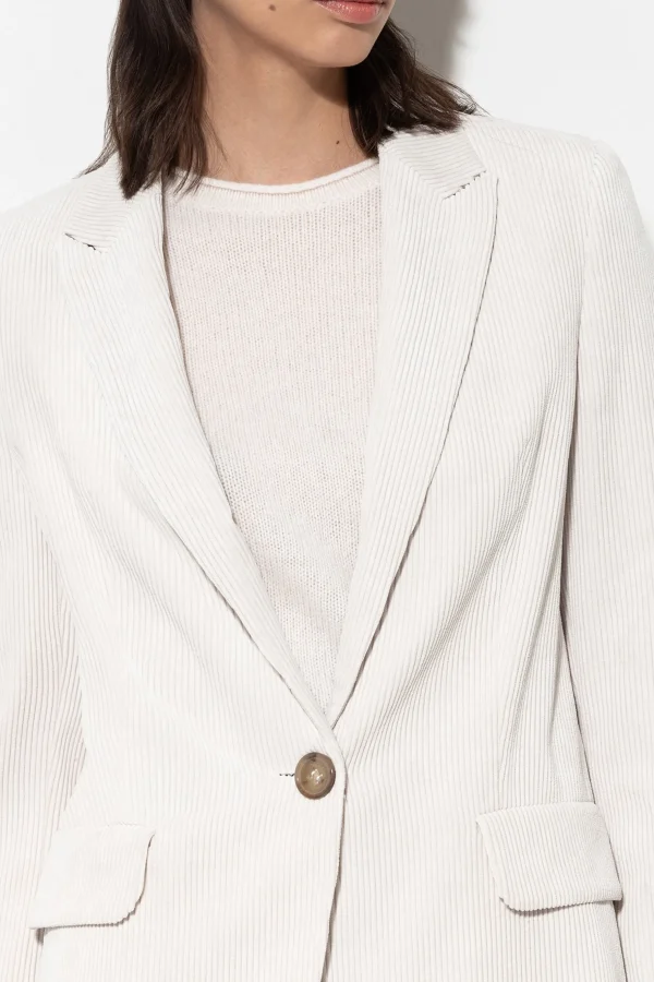 Sets | Jacken & Mäntel-LUISA CERANO Ein-Knopf-Cordblazer
