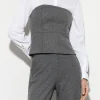 Sets | Shirts & Tops-LUISA CERANO Flanell-Corsage dark grey melange