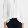 Business Studio-LUISA CERANO Fließendes Blusenshirt white