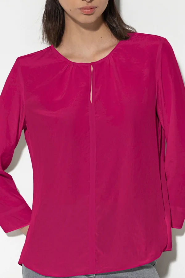 Blusen-LUISA CERANO Fließendes Blusenshirt