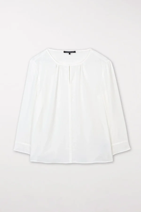 Business Studio-LUISA CERANO Fließendes Blusenshirt white