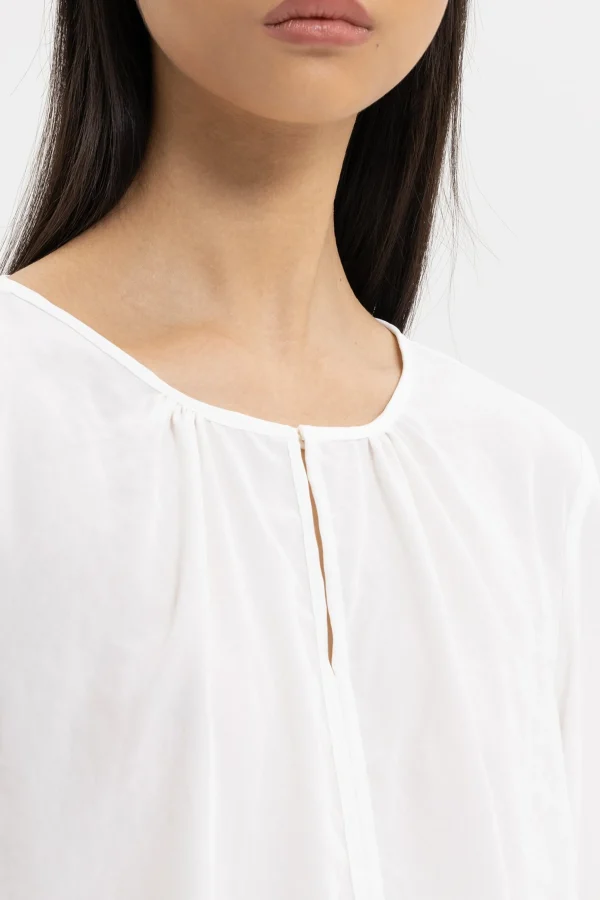 Business Studio-LUISA CERANO Fließendes Blusenshirt white