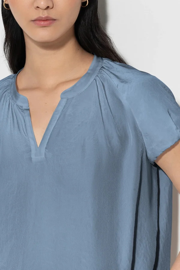 Shirts & Tops | Blusen-LUISA CERANO Fließendes Tunikatop