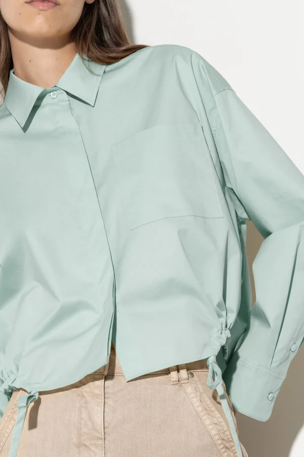 Blusen-LUISA CERANO Gabardine-Blousonbluse