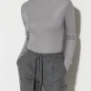 Shirts & Tops-LUISA CERANO Glitter-Rollkragenshirt