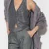 Jacken & Mäntel | Blazer-LUISA CERANO Glitzer-Neckholderweste multi
