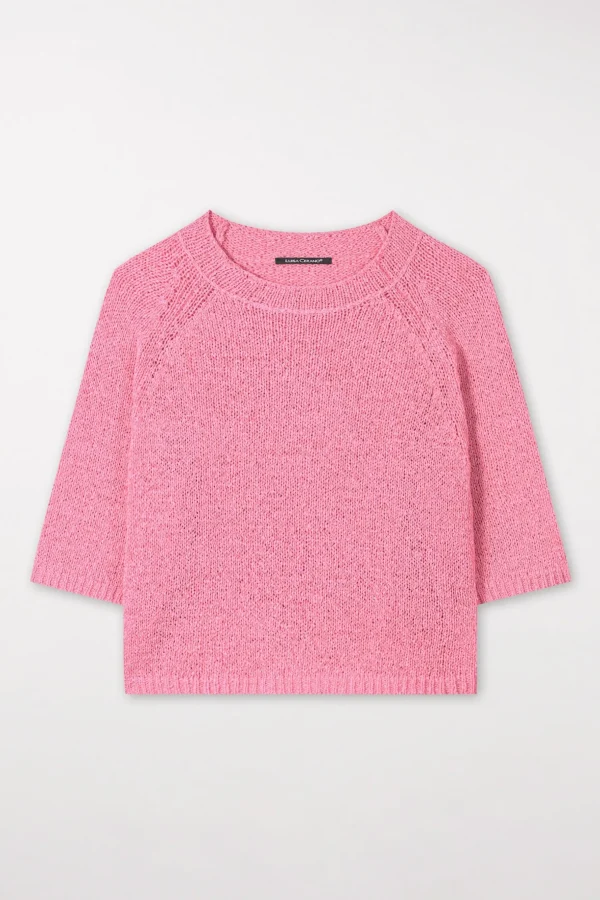 Strick-LUISA CERANO Halbarm-Pullover