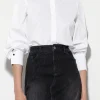 Blusen-LUISA CERANO Hemdbluse Aus Baumwoll-Mix white