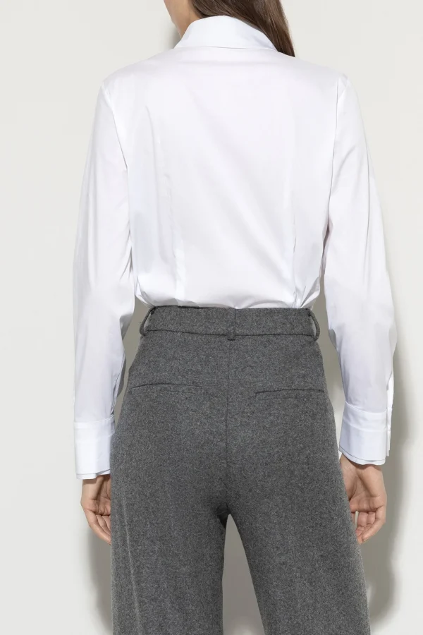 Blusen-LUISA CERANO Hemdbluse Aus Baumwoll-Mix