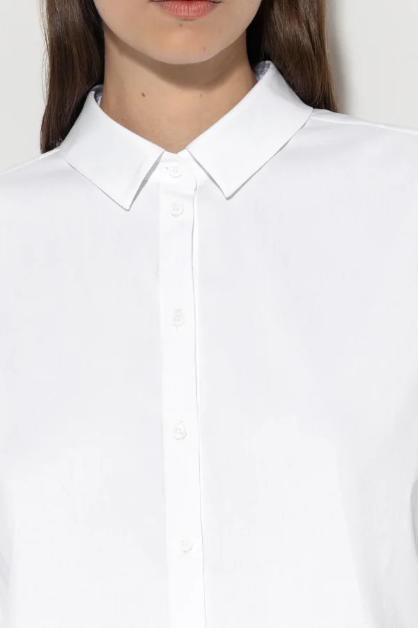 Blusen-LUISA CERANO Hemdbluse Aus Baumwoll-Mix