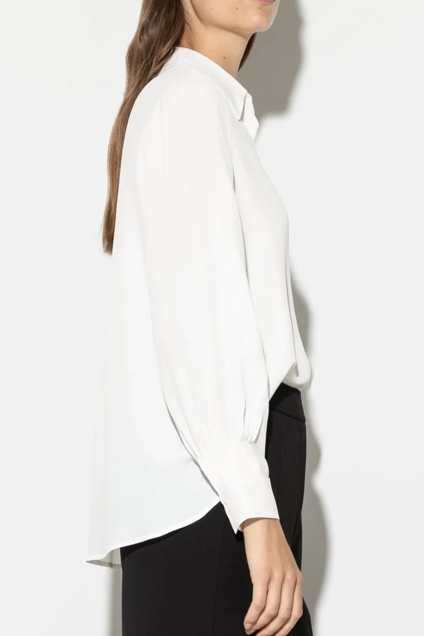 Blusen-LUISA CERANO Hemdbluse Aus Seiden-Mix