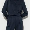 Sets | Blusen-LUISA CERANO Hemdbluse Aus Techno-Seide