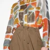 Blusen-LUISA CERANO Hemdbluse Mit Ethnic-Print multi