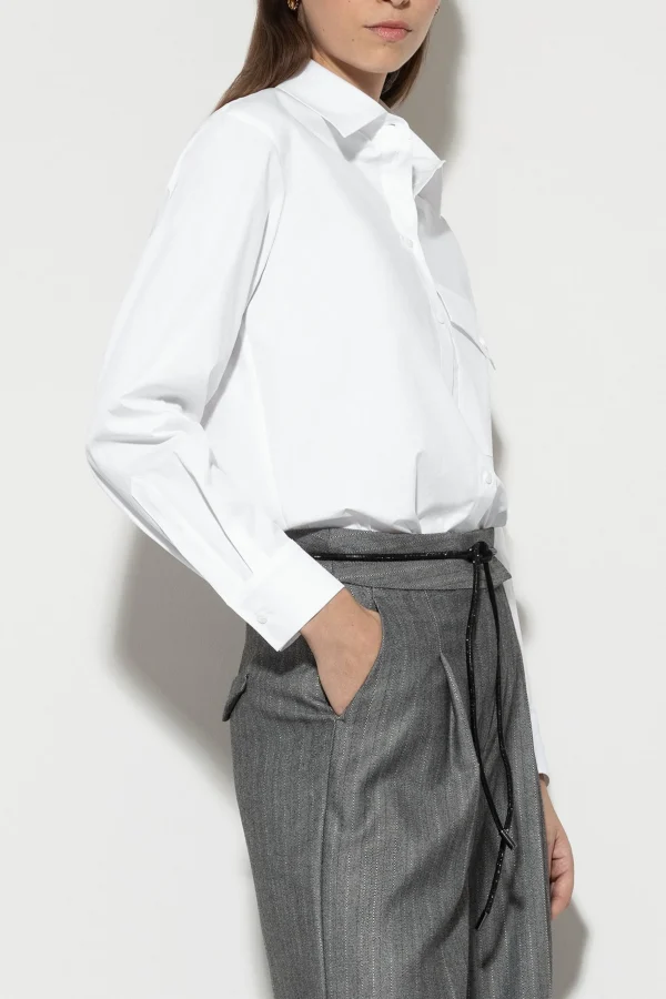 Blusen-LUISA CERANO Hemdbluse Mit Pattentasche