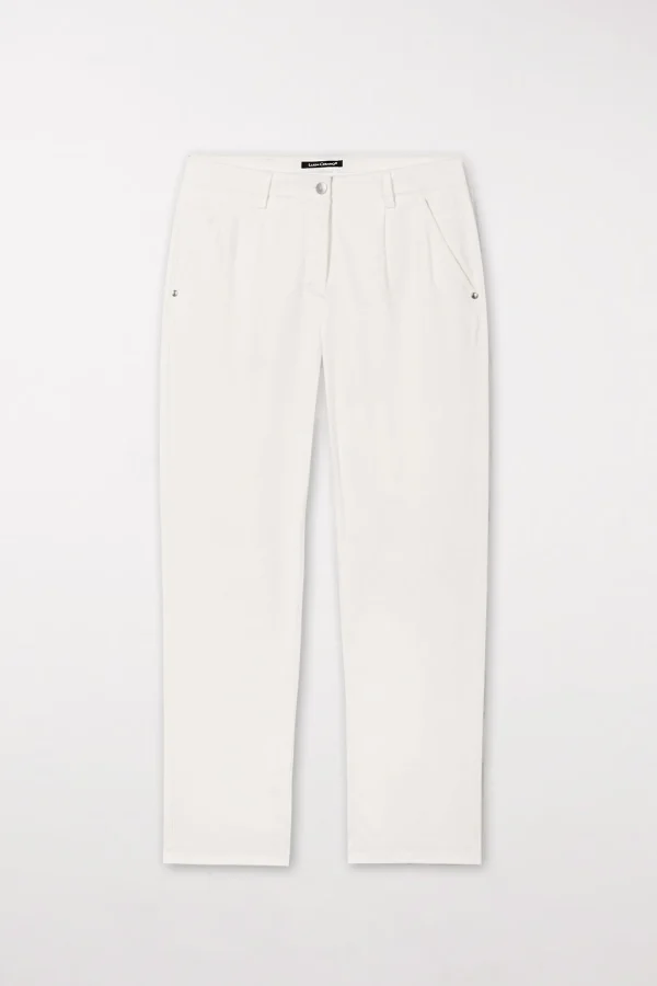 Hosen | Denim-LUISA CERANO High-Stretch-Chino-Denim
