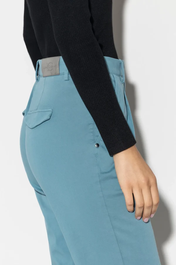 Hosen | Denim-LUISA CERANO High-Stretch-Chino-Denim
