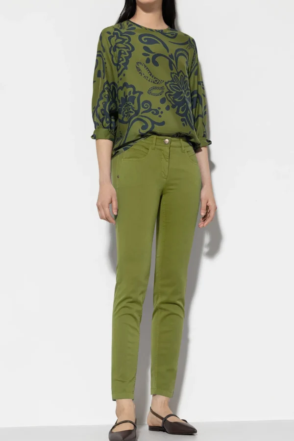 Hosen | Denim-LUISA CERANO High-Stretch-Colour-Denim