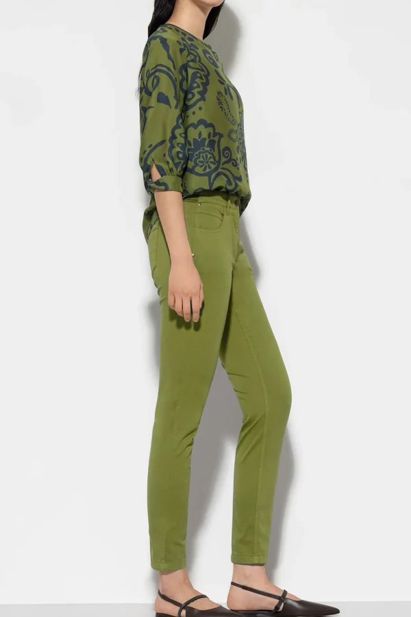 Hosen | Denim-LUISA CERANO High-Stretch-Colour-Denim
