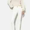 Hosen-LUISA CERANO High-Stretch-Velvet-Pants