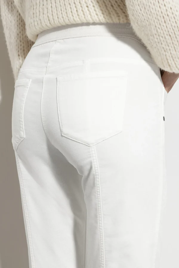 Hosen-LUISA CERANO High-Stretch-Velvet-Pants