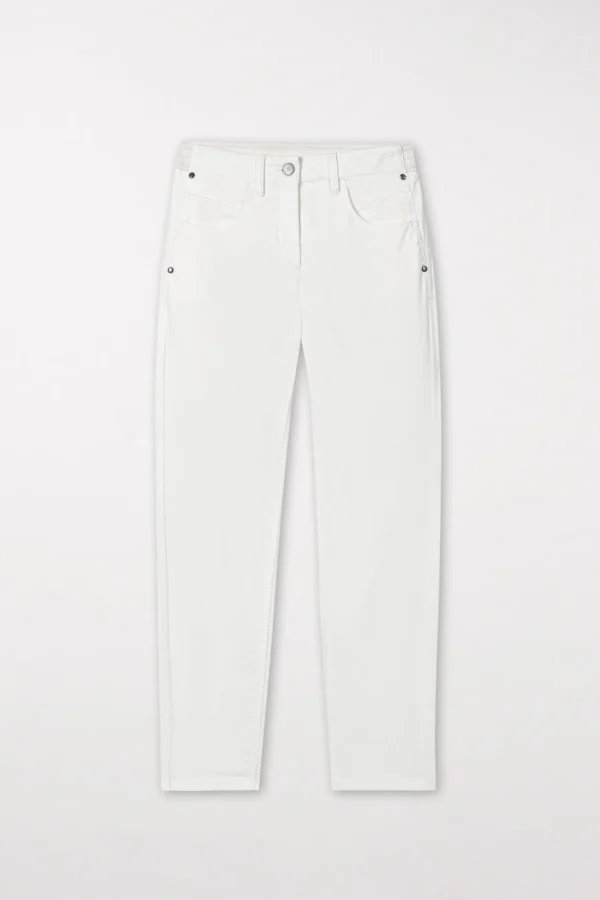 Hosen-LUISA CERANO High-Stretch-Velvet-Pants