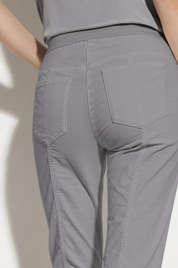 Hosen-LUISA CERANO High-Stretch-Velvet-Pants