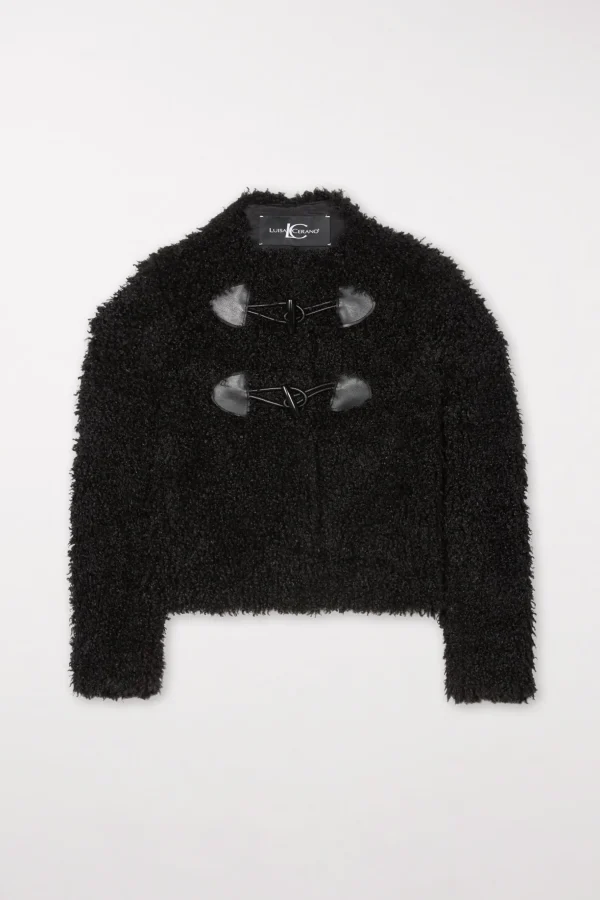 Jacken & Mäntel-LUISA CERANO Jacke In Fell-Optik black