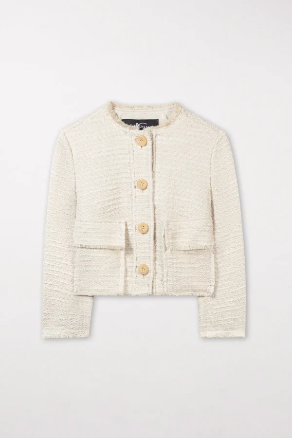 Jacken & Mäntel-LUISA CERANO Jacke In Tweed-Optik multi