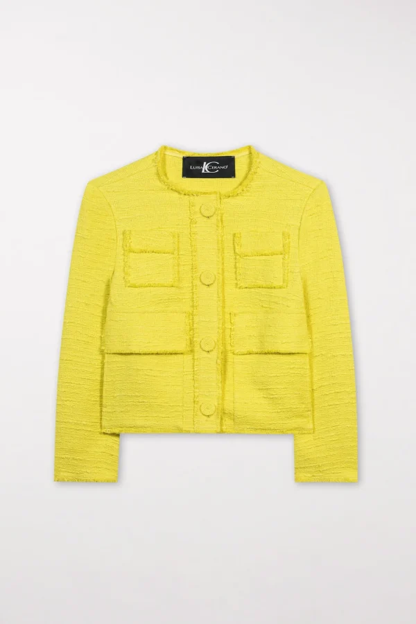 Jacken & Mäntel-LUISA CERANO Jacke In Tweed-Optik