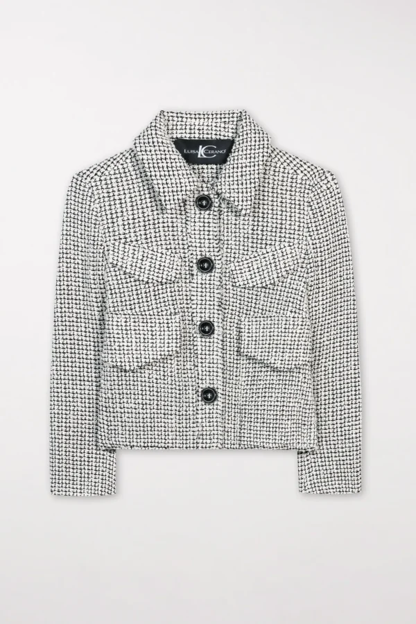 Jacken & Mäntel-LUISA CERANO Jacke In Tweed-Optik multi